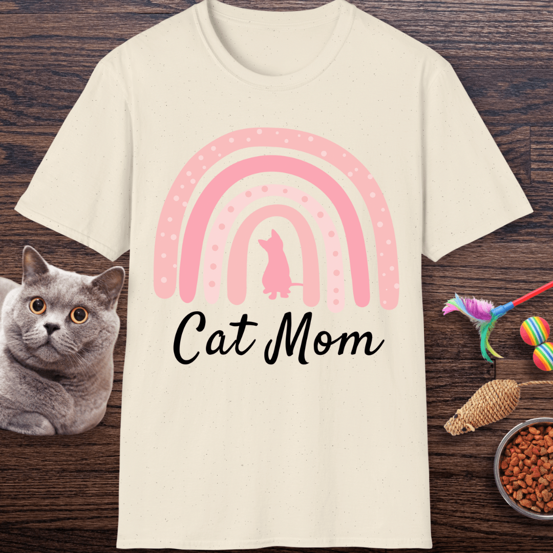 Rainbow Cat Mom T-Shirt