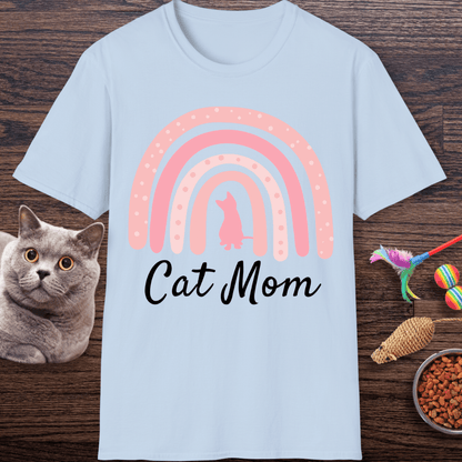 Rainbow Cat Mom T-Shirt