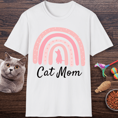 Rainbow Cat Mom T-Shirt