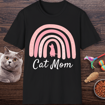 Rainbow Cat Mom T-Shirt