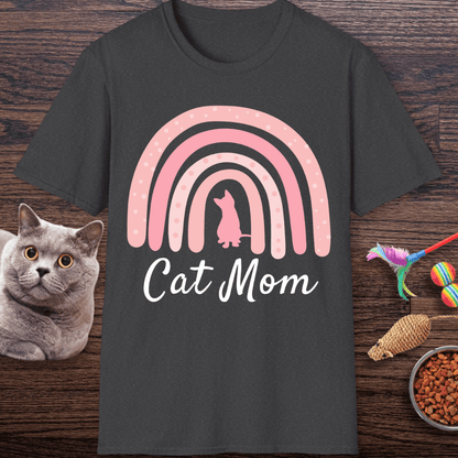 Rainbow Cat Mom T-Shirt