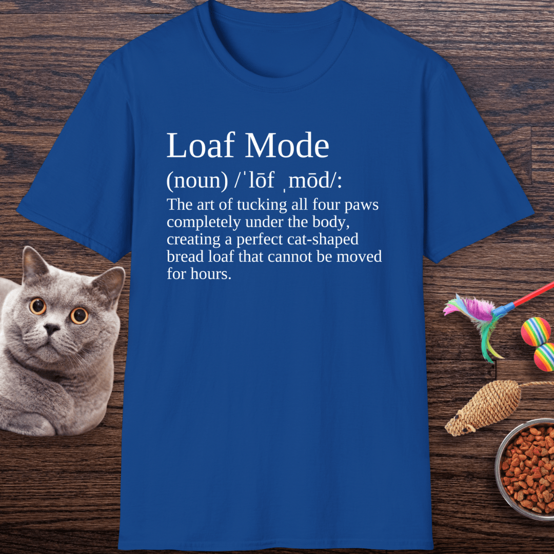 Loaf Mode Definition Cat T-Shirt