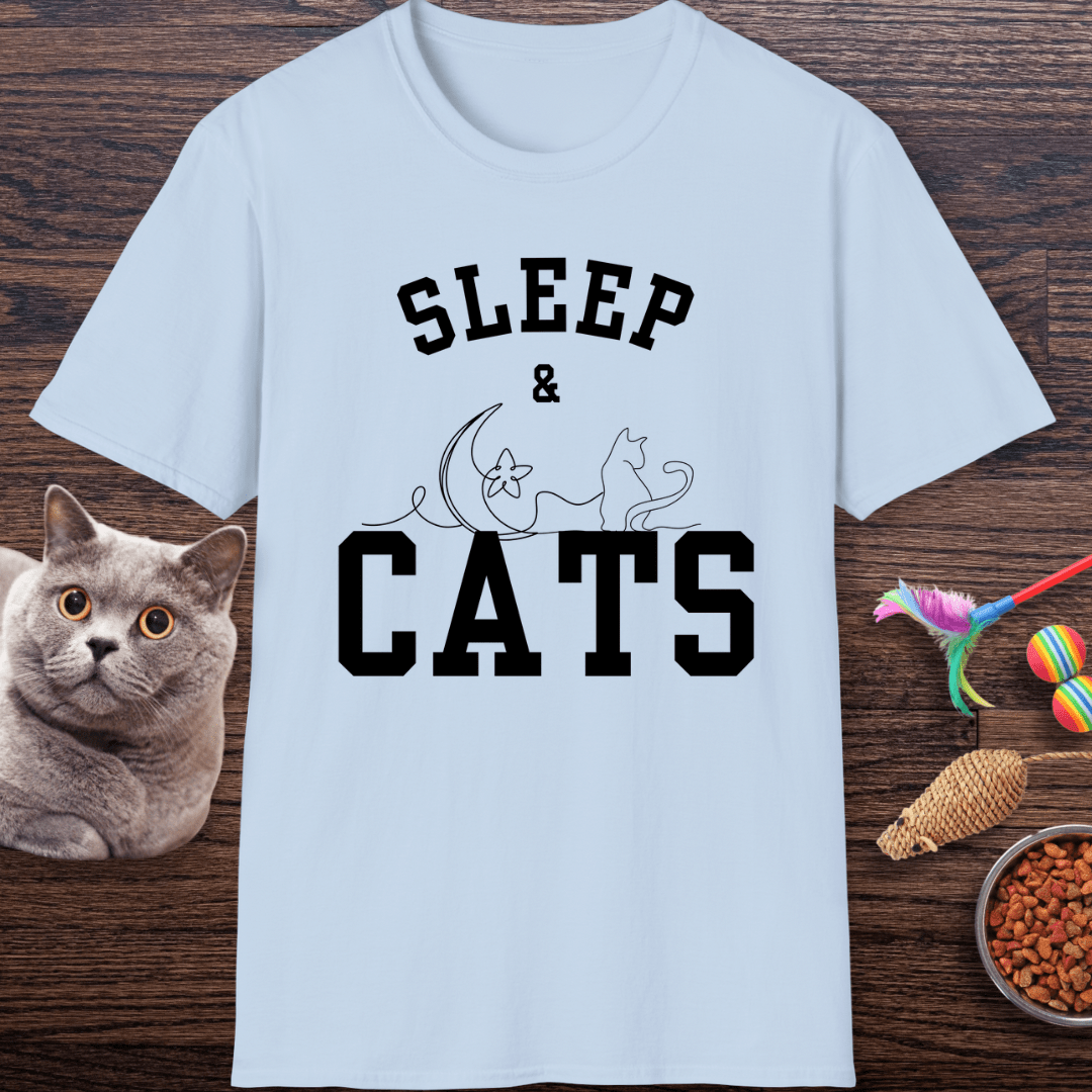 Sleep & Cats Cozy T-shirt