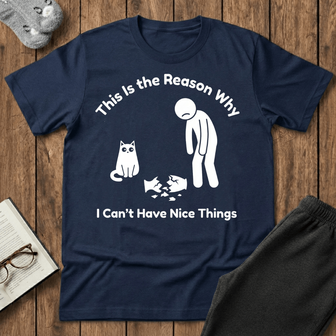 Can’t Have Nice Things Cat T-Shirt