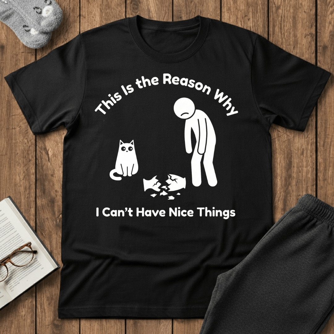 Can’t Have Nice Things Cat T-Shirt