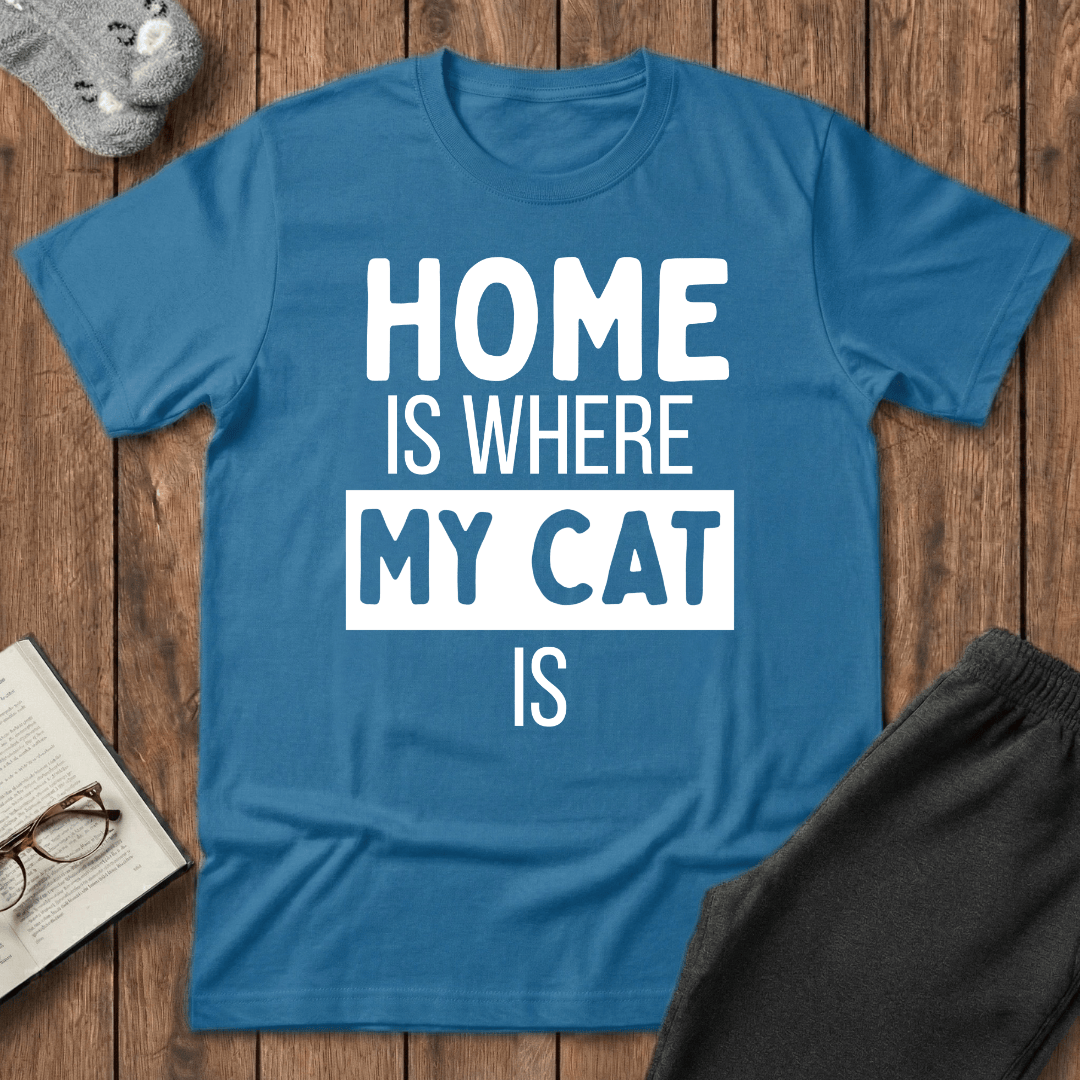 Cat Is Home T-shirt