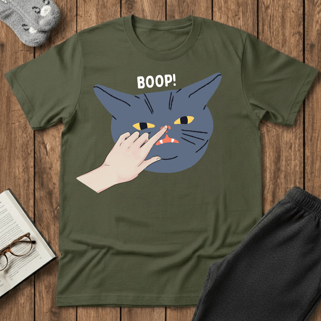 Cat Nose Boop T-shirt