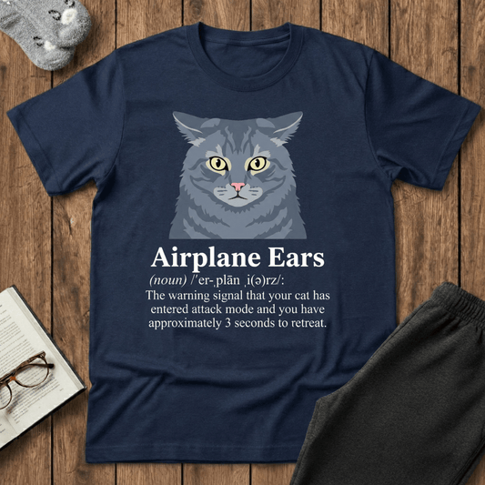 Airplane Ears Warning T-shirt