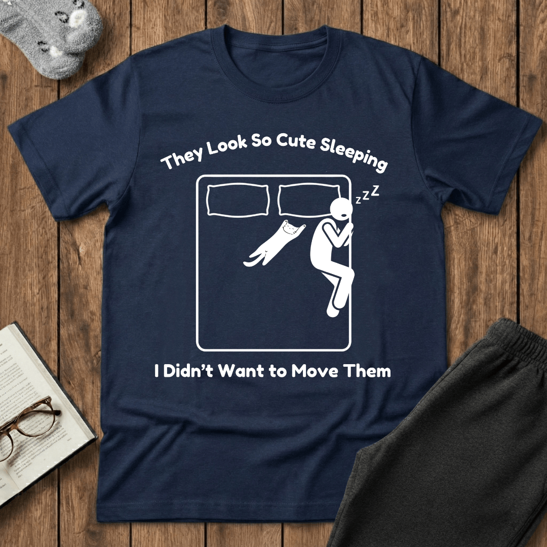 Bed Hogging Kitty T-shirt