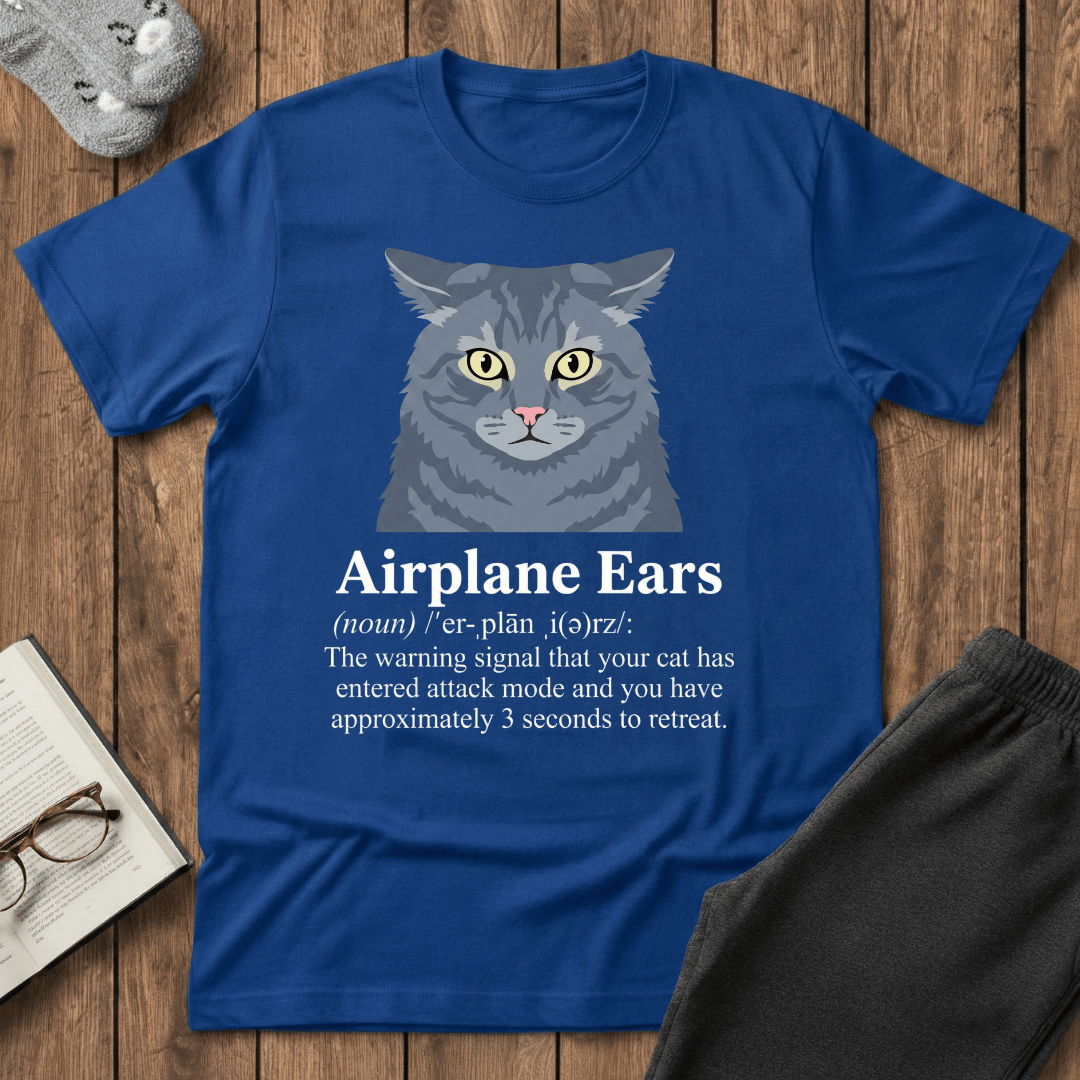 Airplane Ears Warning T-shirt