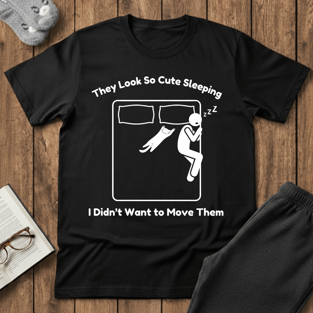 Bed Hogging Kitty T-shirt
