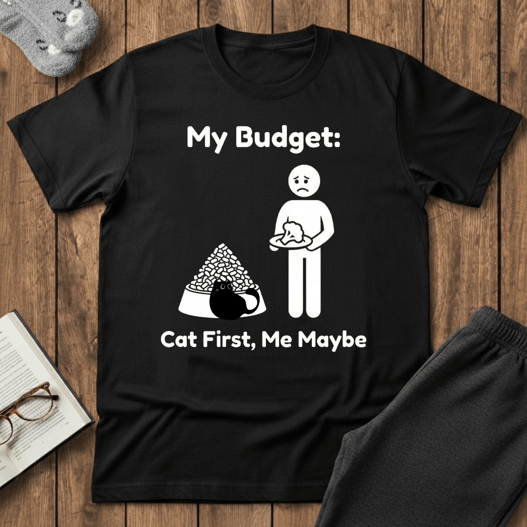Cat First Budget T-shirt