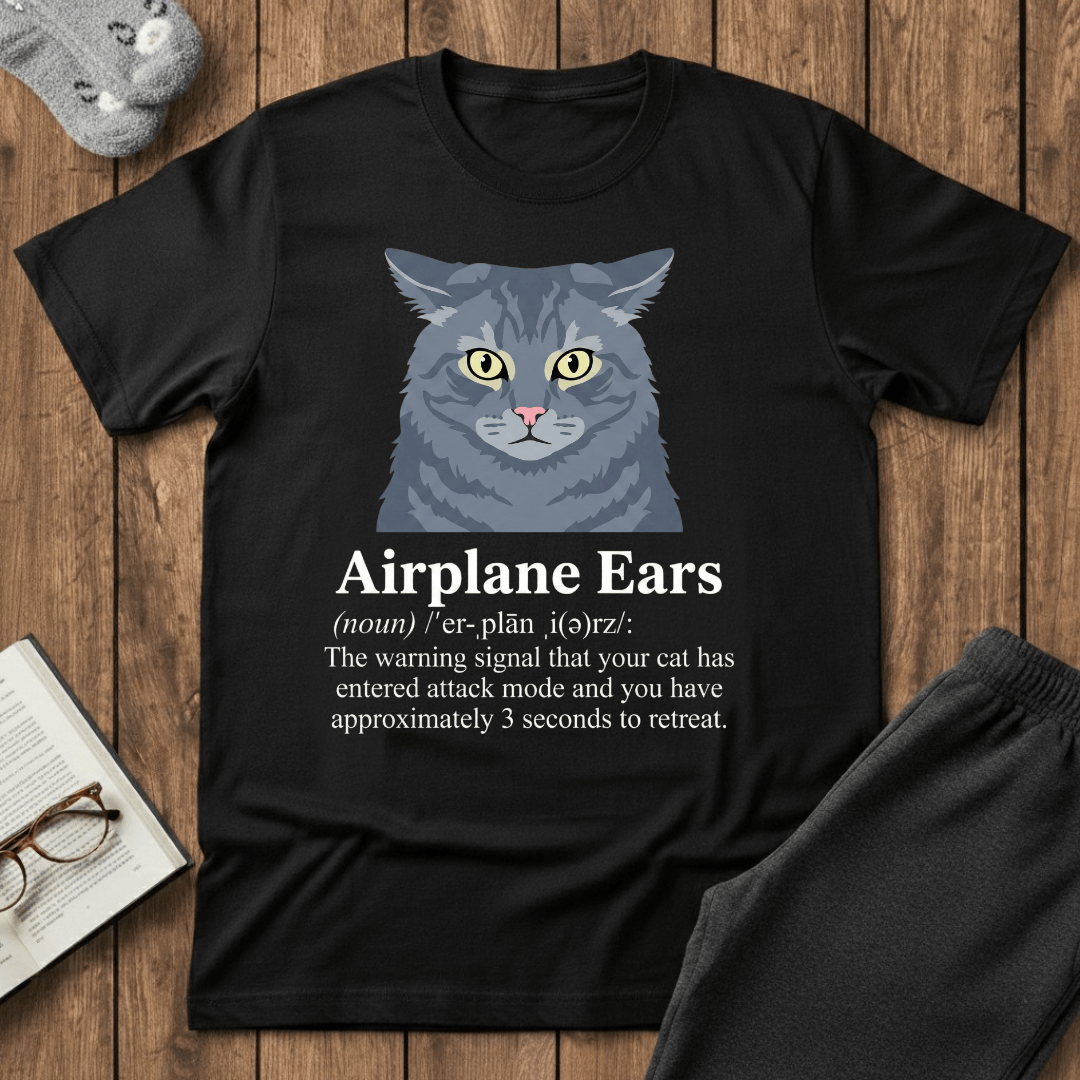 Airplane Ears Warning T-shirt