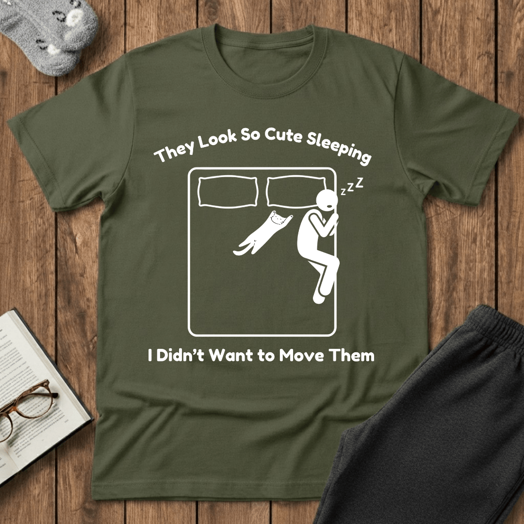 Bed Hogging Kitty T-shirt