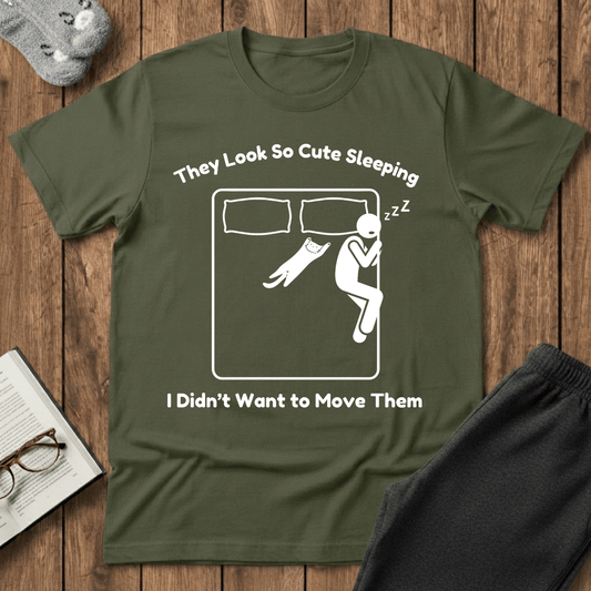 Bed Hogging Kitty T-shirt
