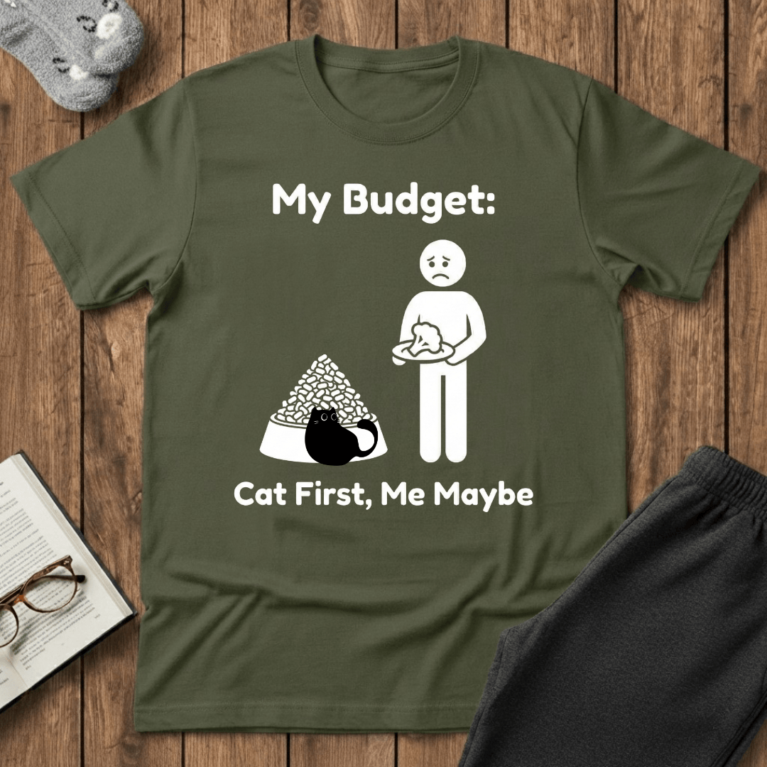 Cat First Budget T-shirt