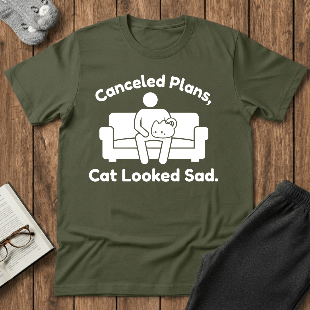 Sad Cat Excuse T-shirt