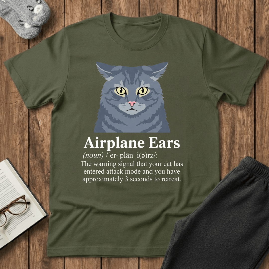 Airplane Ears Warning T-shirt