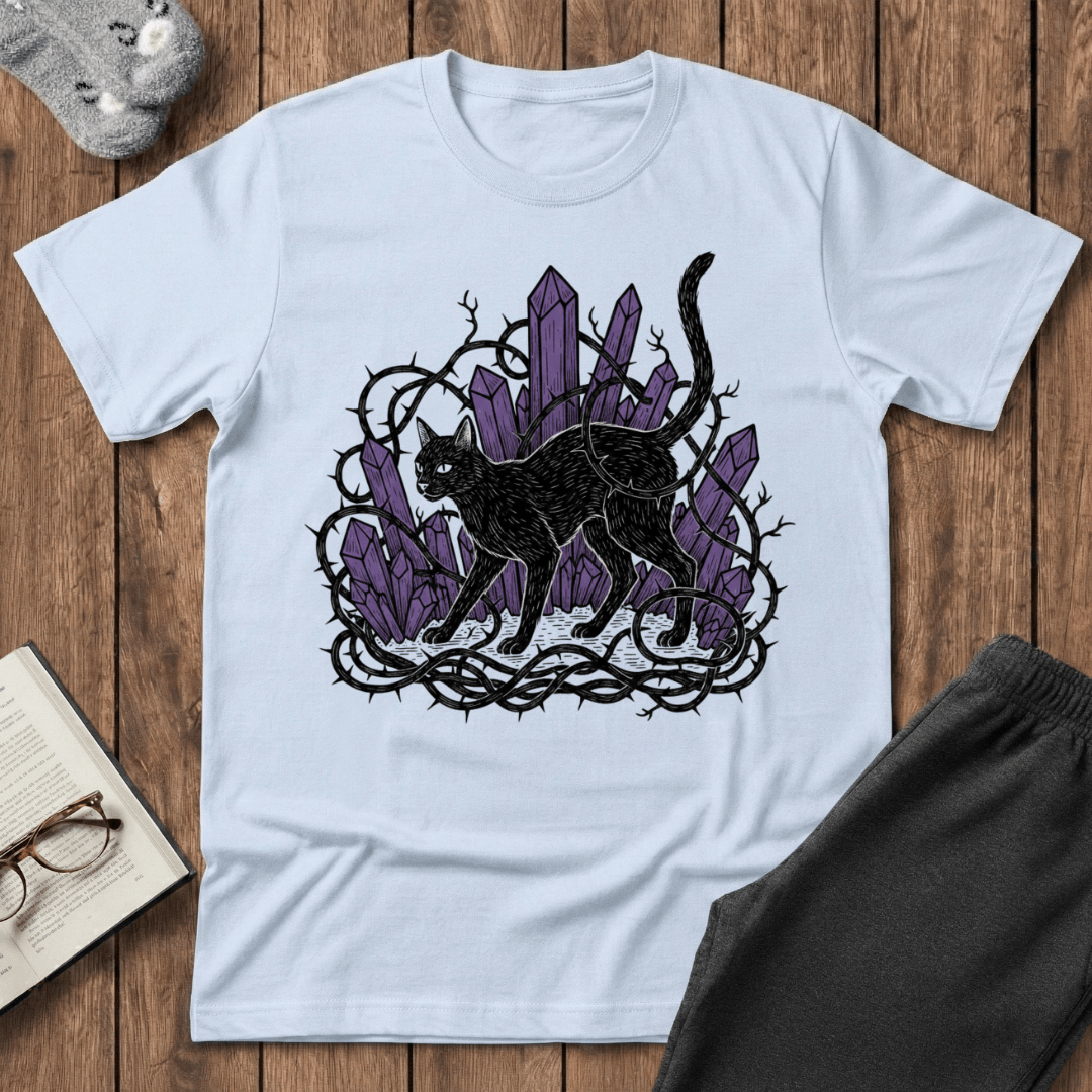 Gothic Crystal Cat T-Shirt