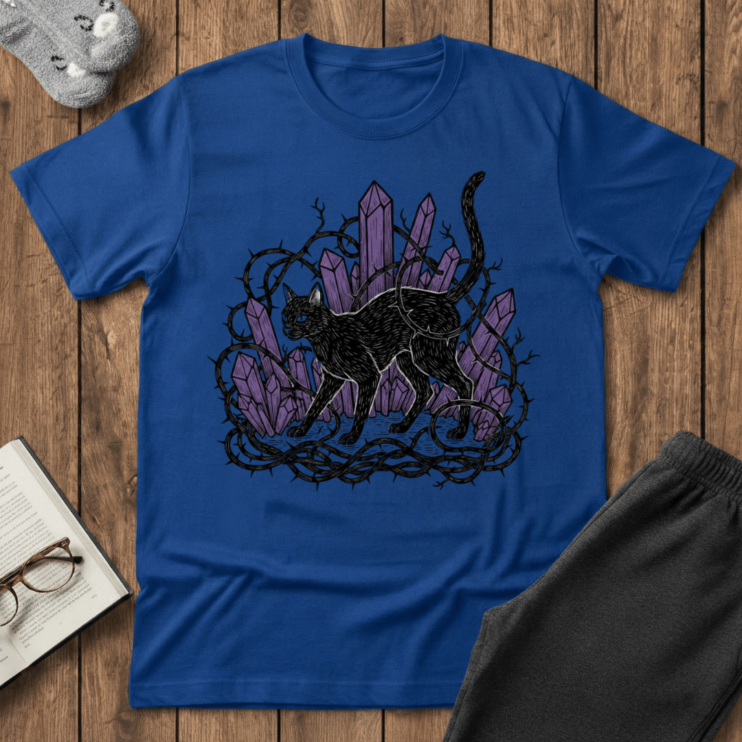 Gothic Crystal Cat T-Shirt