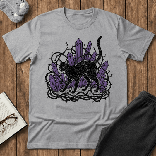 Gothic Crystal Cat T-Shirt