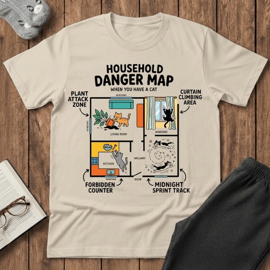 Household Danger Map T-shirt