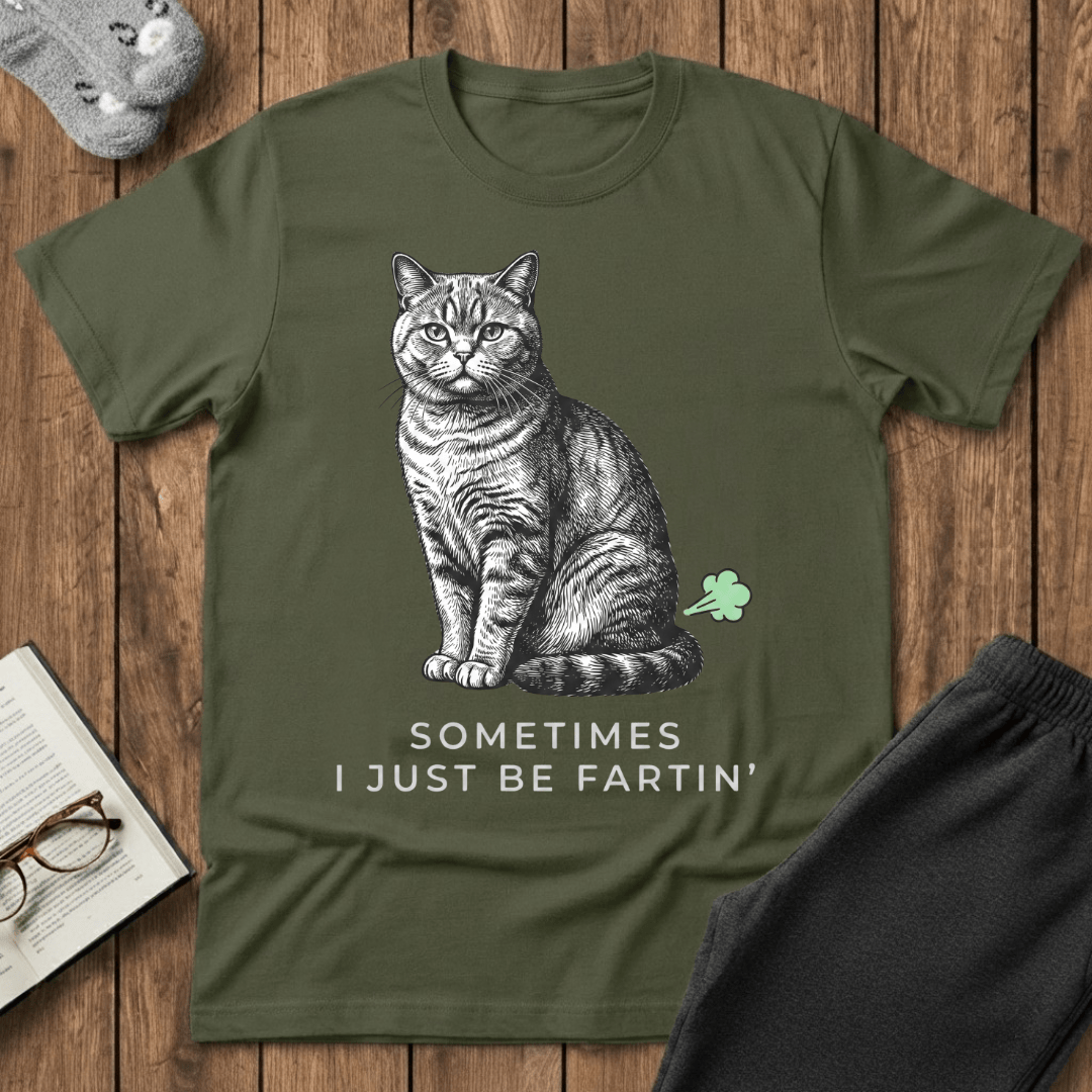 Just Farting Cat T-shirt