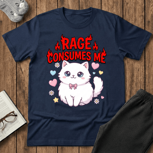 Kawaii Rage Cat T-shirt