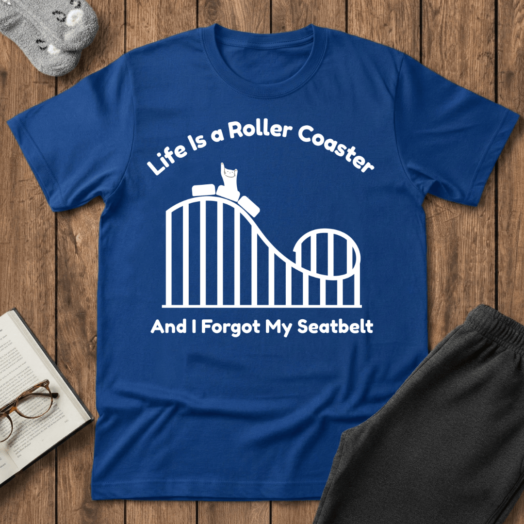 Life is A Rollercoaster Cat T-Shirt
