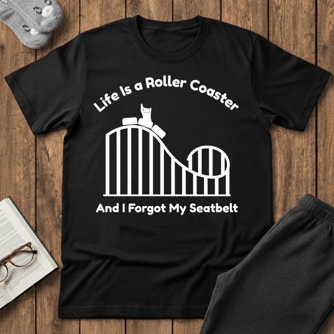 Life is A Rollercoaster Cat T-Shirt