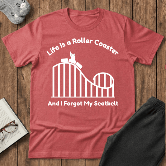 Life is A Rollercoaster Cat T-Shirt