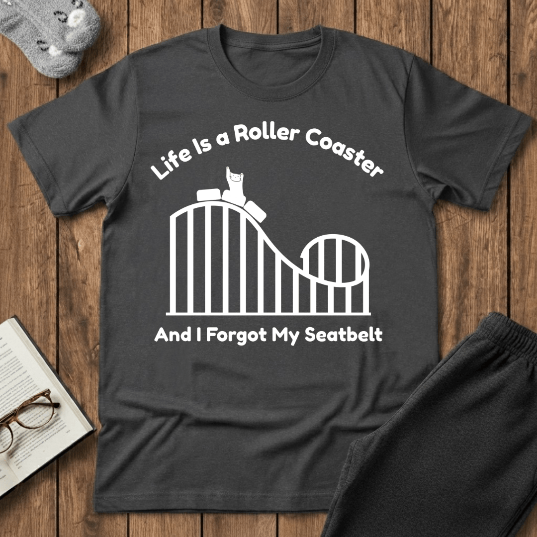 Life is A Rollercoaster Cat T-Shirt