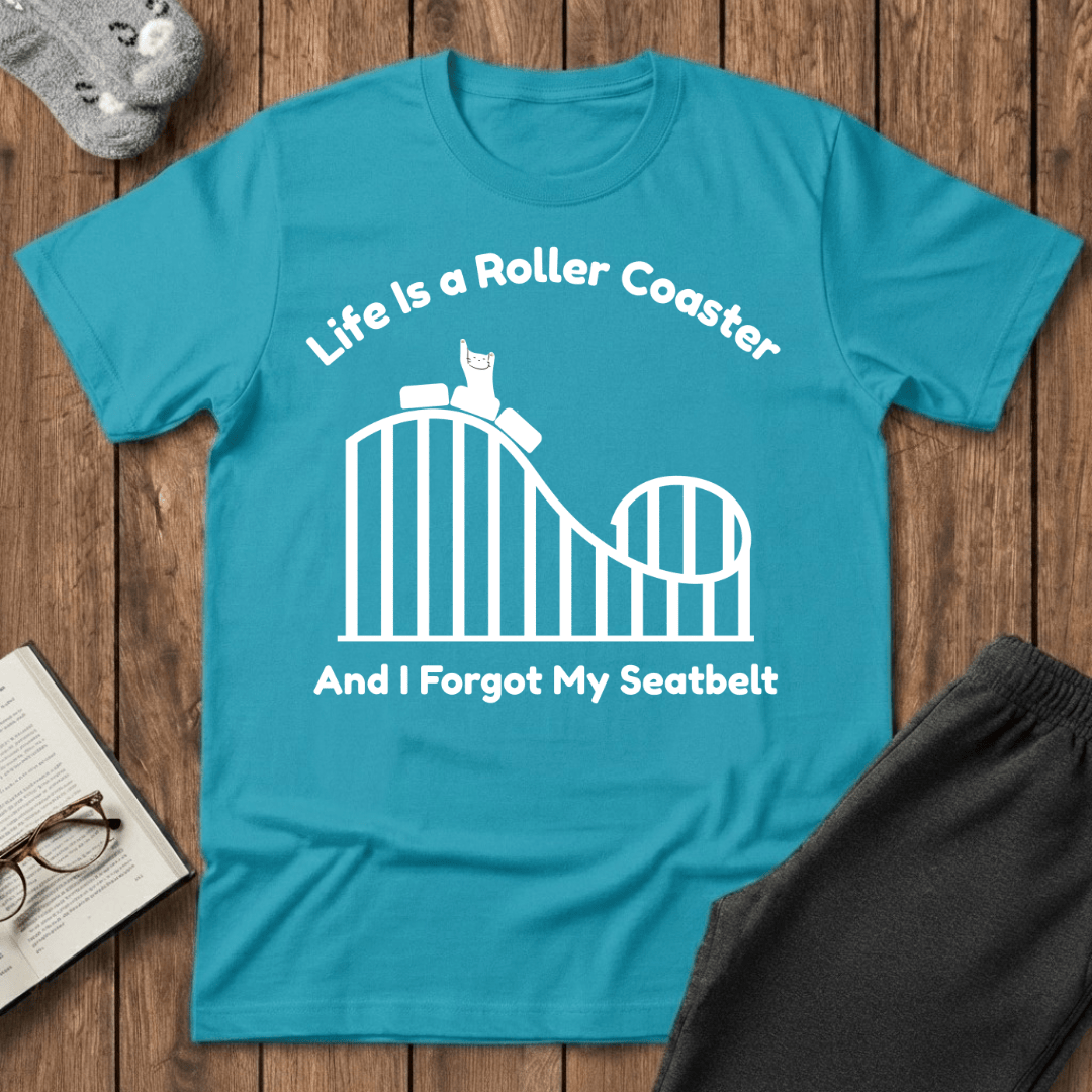 Life is A Rollercoaster Cat T-Shirt