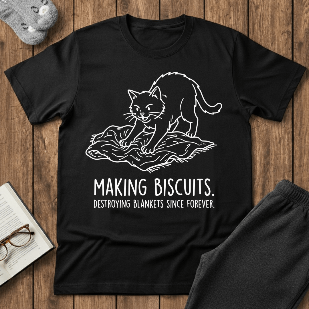 Making Biscuits Cat T-shirt