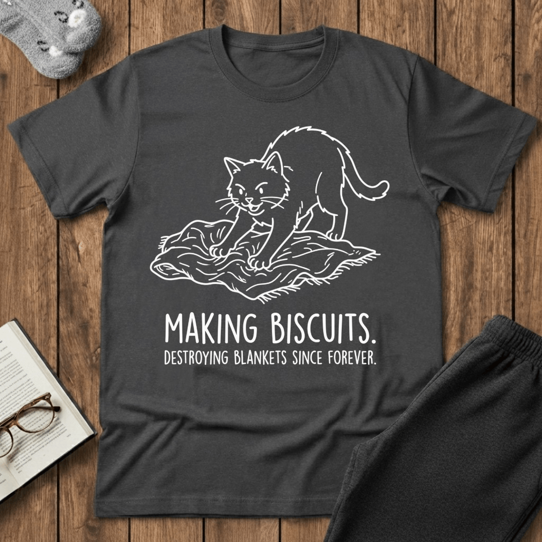 Making Biscuits Cat T-shirt