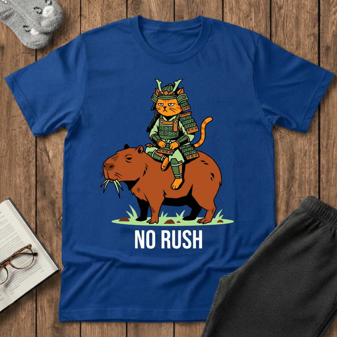 Samurai Cat Capybara T-shirt