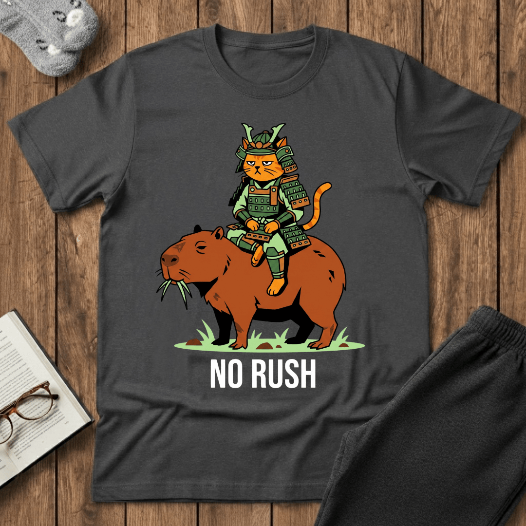 Samurai Cat Capybara T-shirt