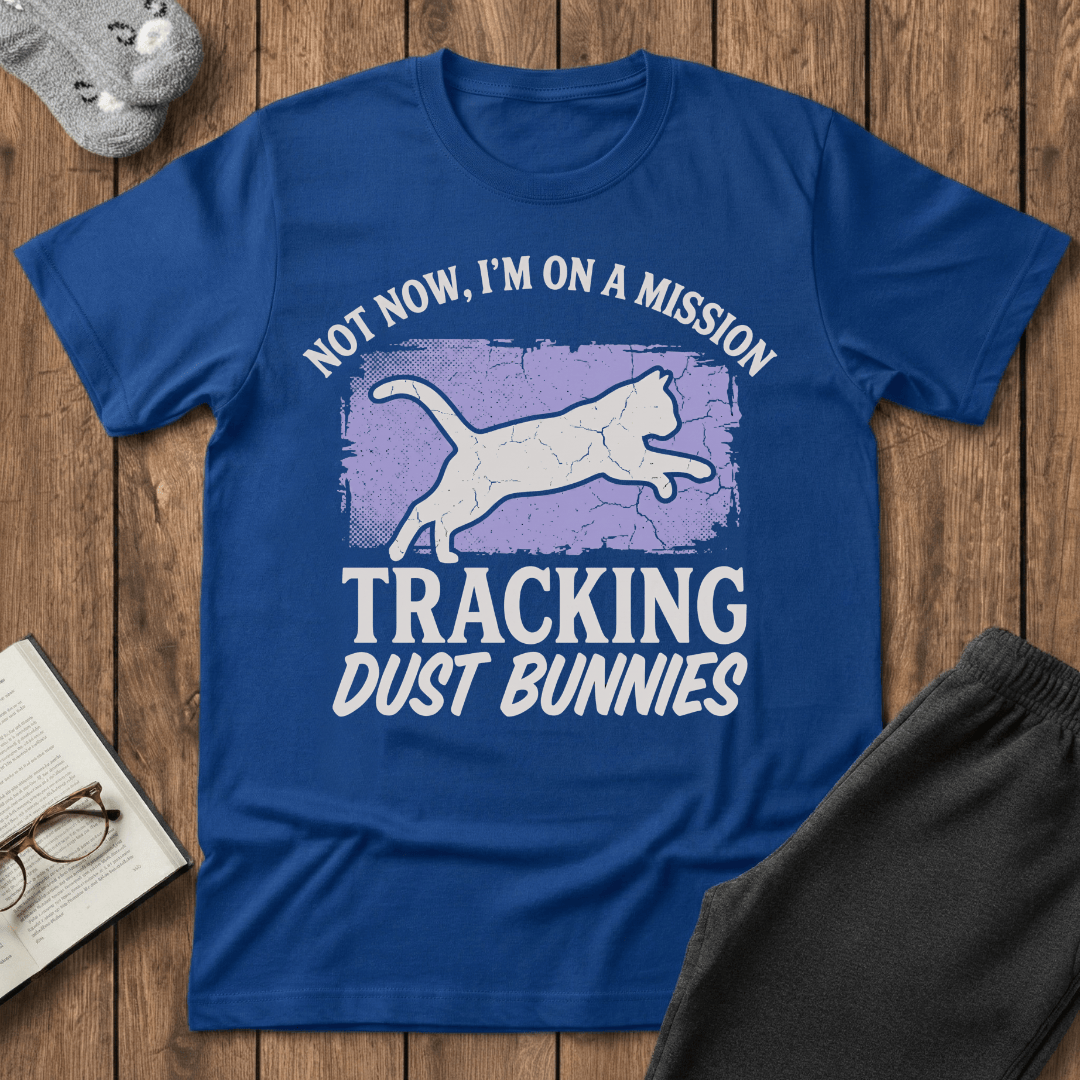 Tracking Dust Bunnies T-shirt