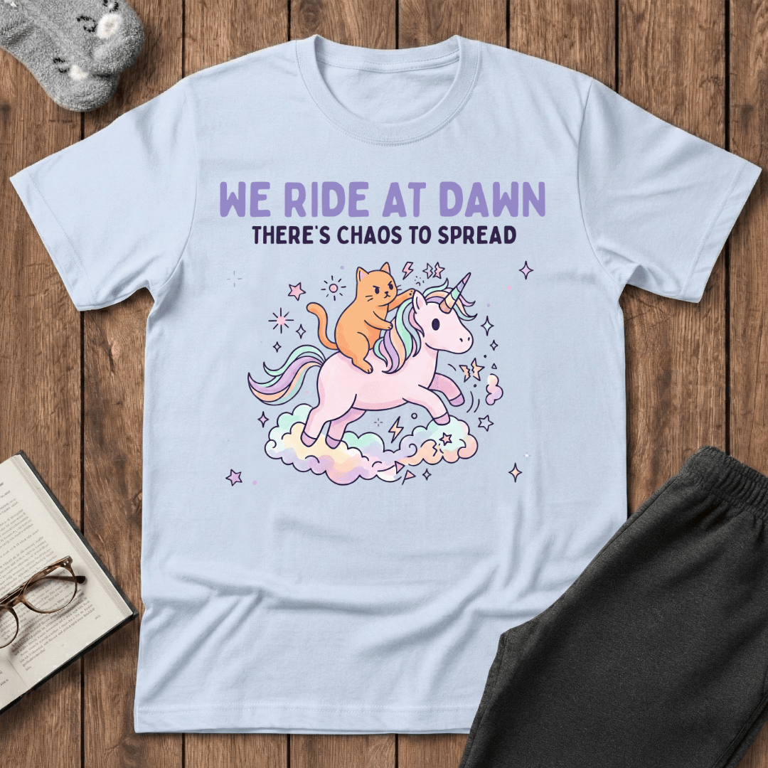 Unicorn Chaos Cat T-shirt