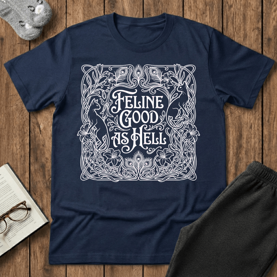 Vintage Feline Good T-shirt