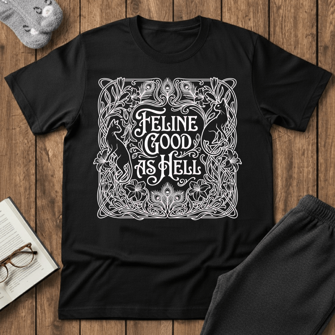 Vintage Feline Good T-shirt