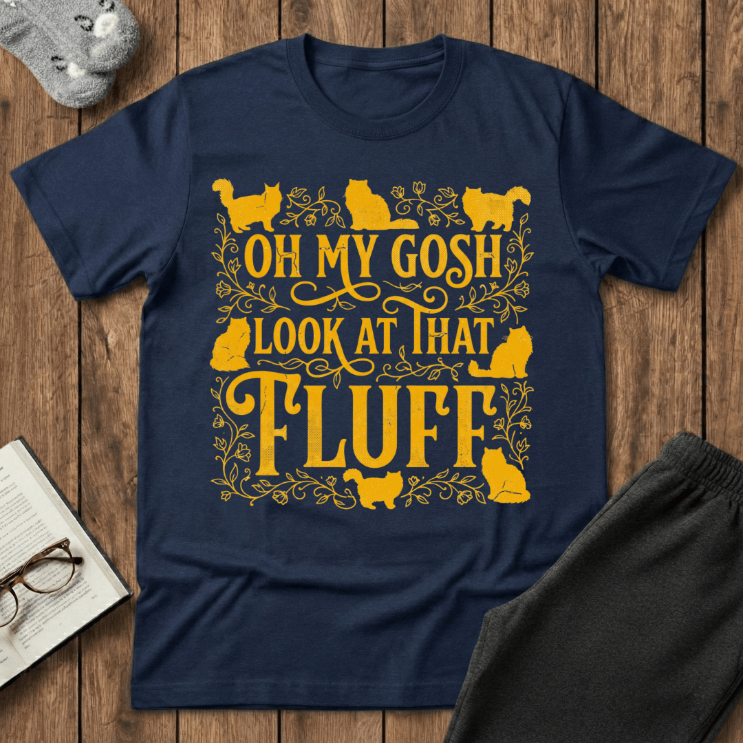 Vintage Fluffy Cat T-shirt