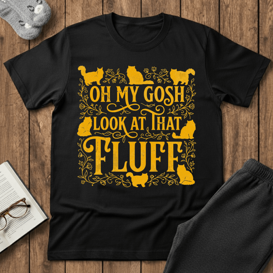 Vintage Fluffy Cat T-shirt