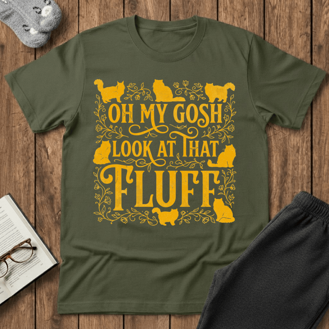 Vintage Fluffy Cat T-shirt