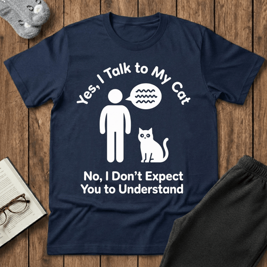 Yes I Talk To My Cat T-Shirt