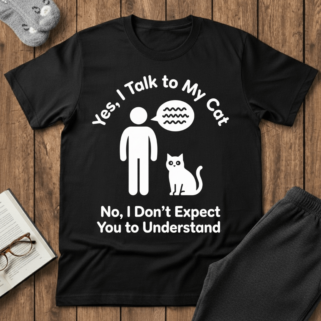 Yes I Talk To My Cat T-Shirt