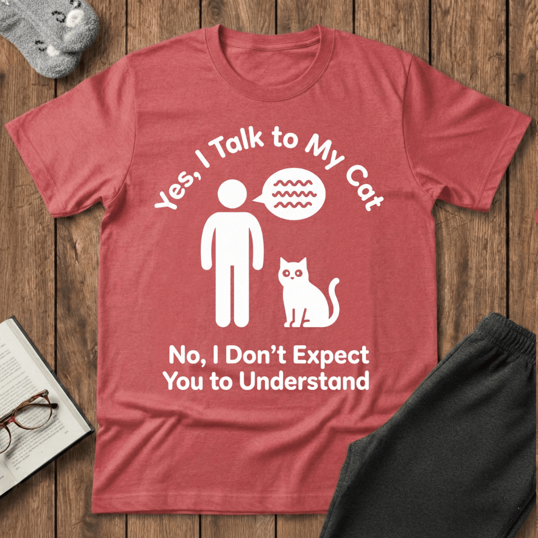 Yes I Talk To My Cat T-Shirt