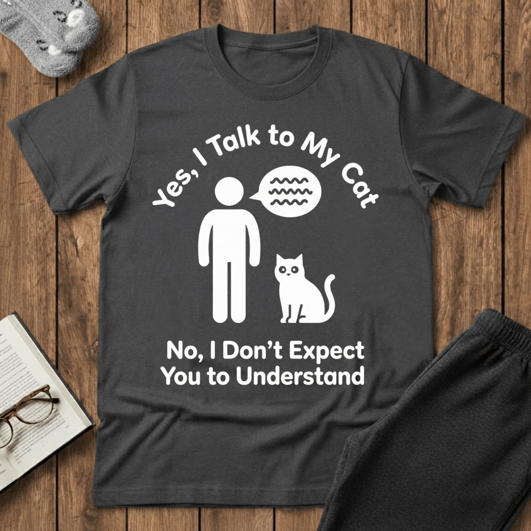 Yes I Talk To My Cat T-Shirt
