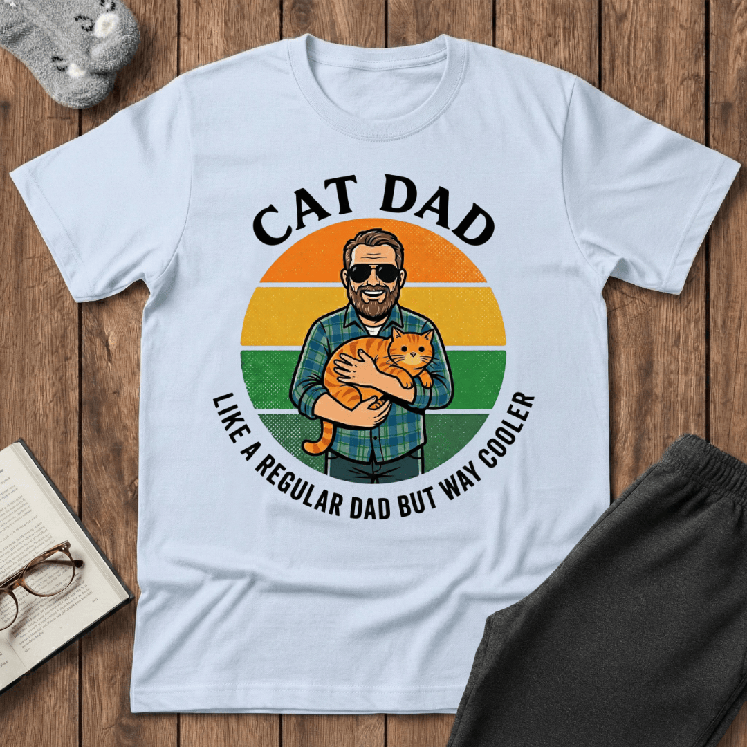 Cool Cat Dad T-shirt