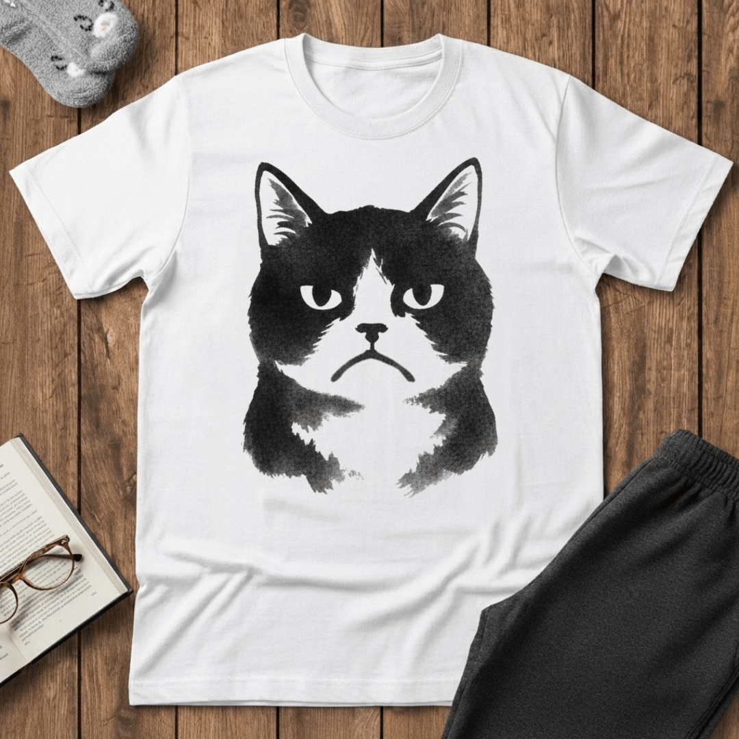 “Resting Cat Face” T-Shirt